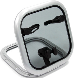 Люк палубный Альбатрос распашной 650х650 мм дымчатый (030829Т)